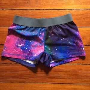 Galaxy Print Soffe Dri Shorts